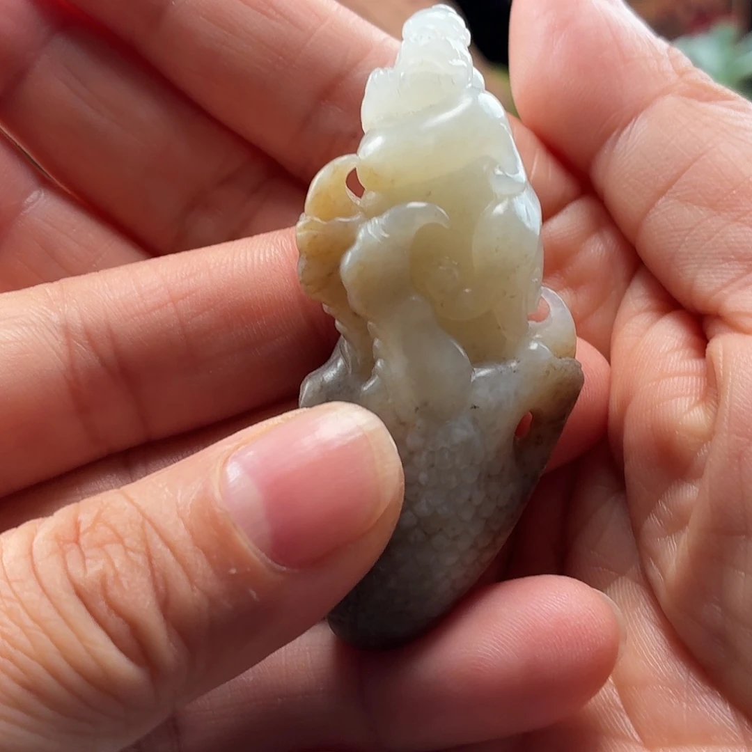 和田玉未镶嵌把件新疆和田玉白玉