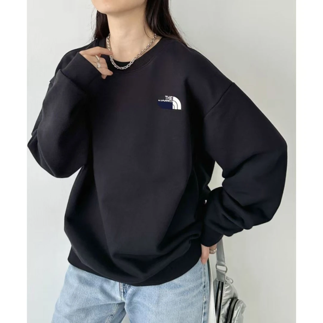 北家经典时尚青年百搭印花美式卫衣外套宽松休闲帽男女