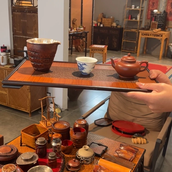 茶壶紫砂干泡台纯手工