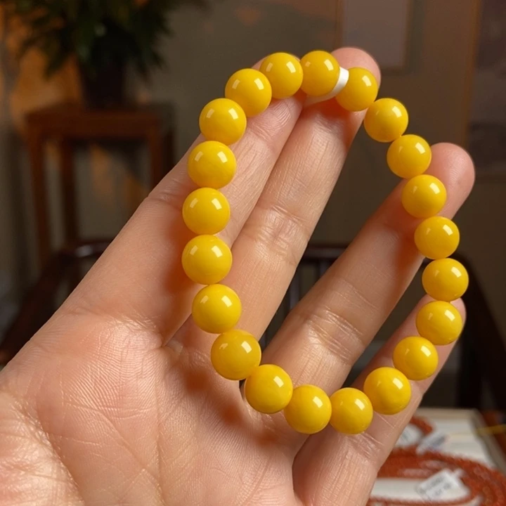 琥珀手链未镶嵌蜜蜡手串9