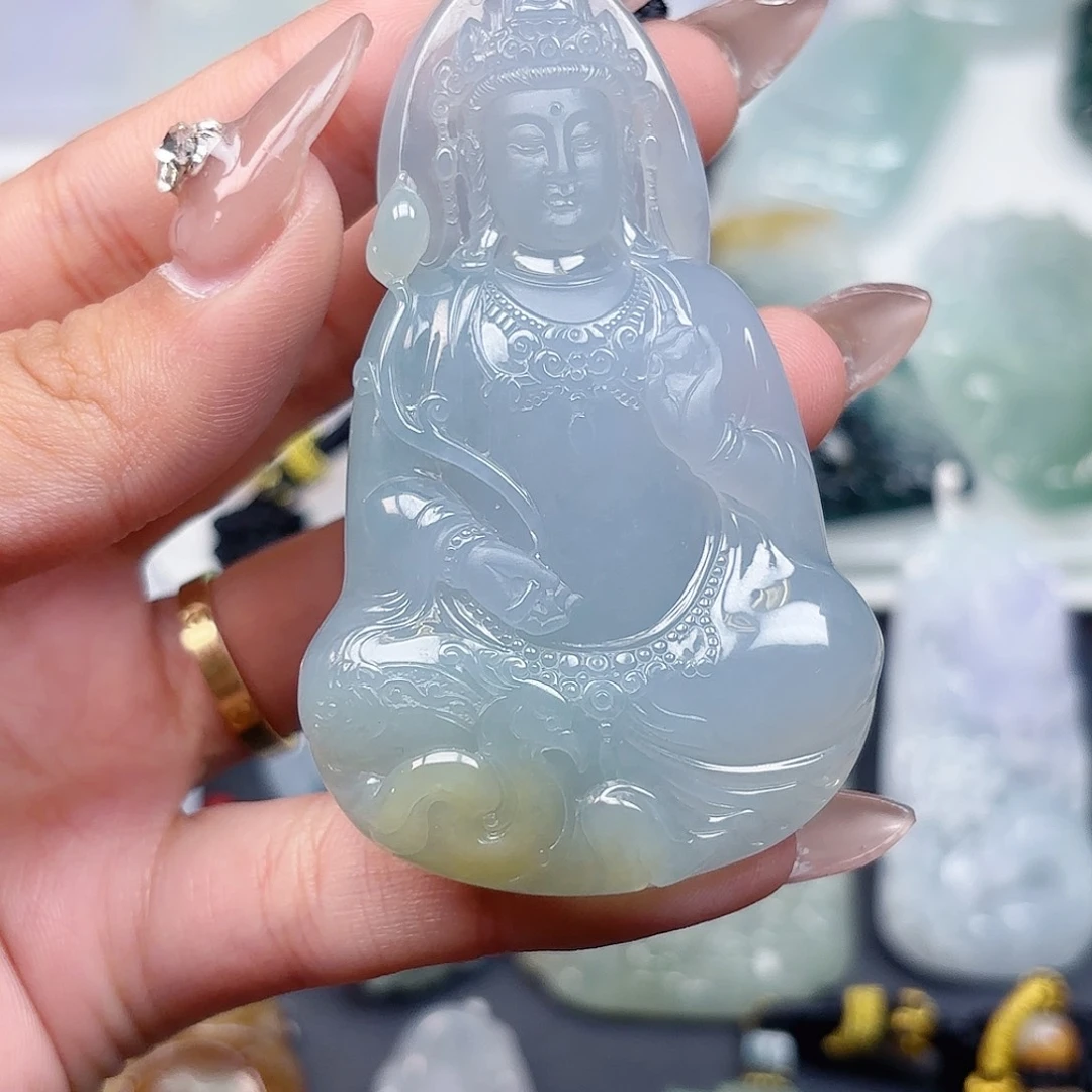 @***子翡翠未镶嵌颈饰素衣