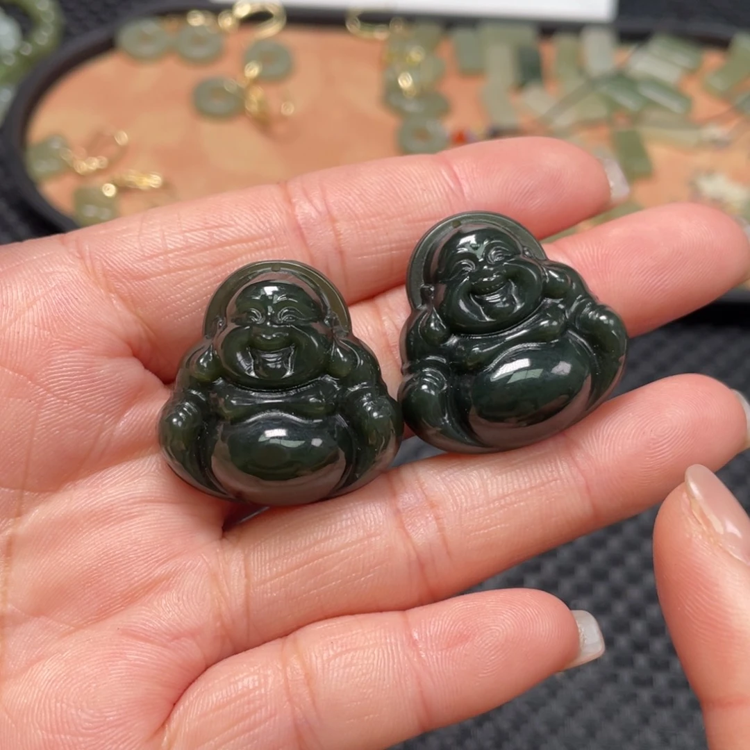 和田玉未镶嵌颈饰福利30佛公