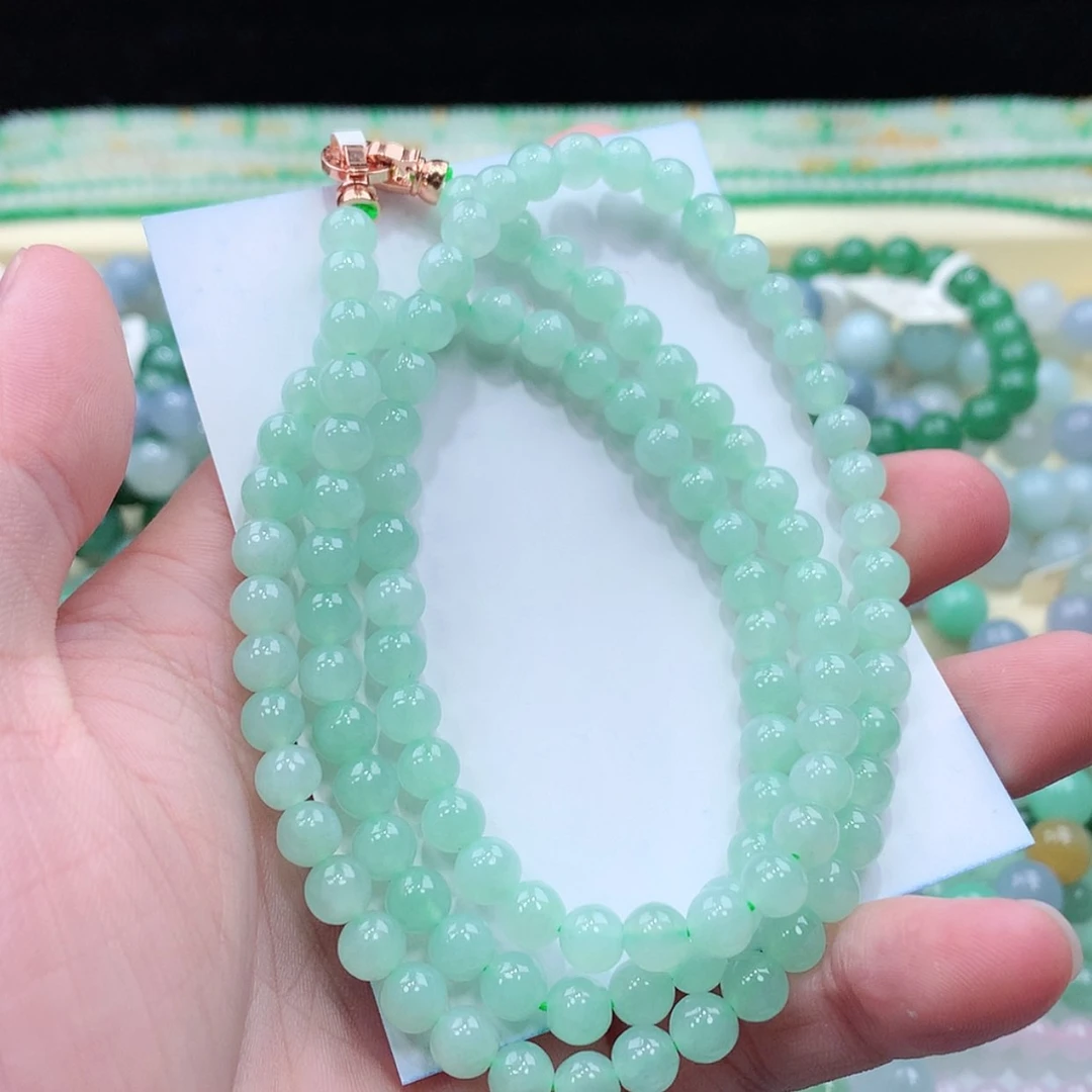 【闪购商品】项链未镶嵌翡翠雪**香缅甸天然A货翡翠