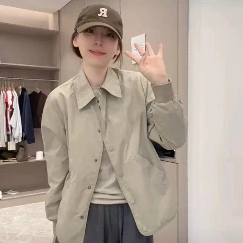 小外套女款春秋季短款时尚衬衣百搭薄款开衫气质上衣小个子
