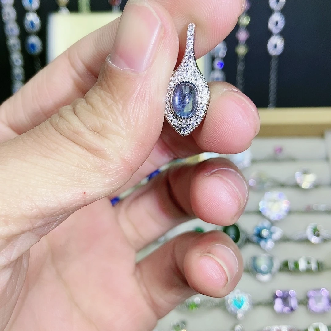【闪购商品】未镶嵌吊坠(不含链)海蓝宝石