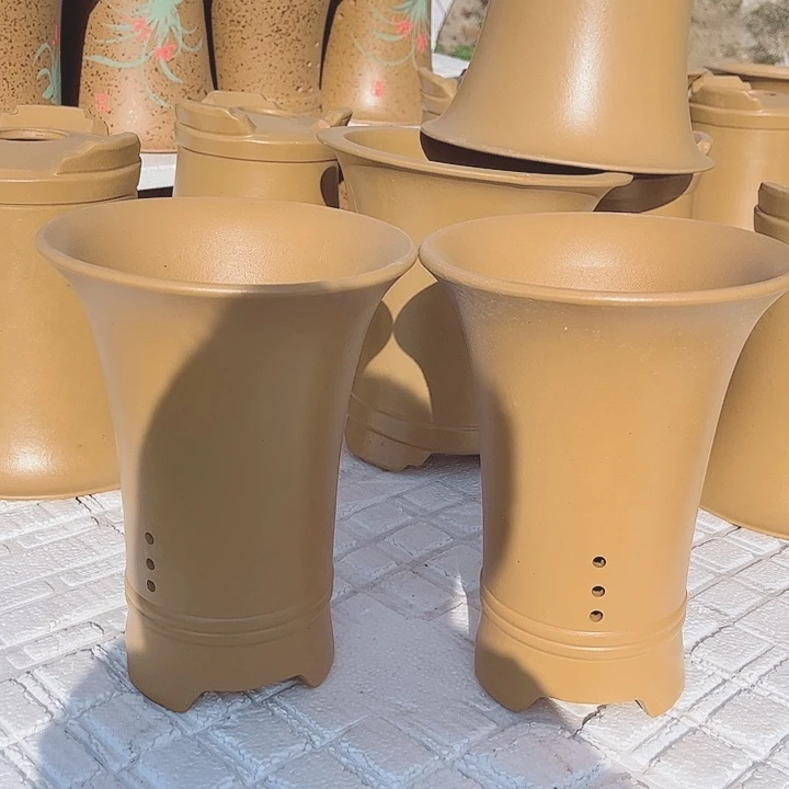 紫砂宜兴紫砂花盆