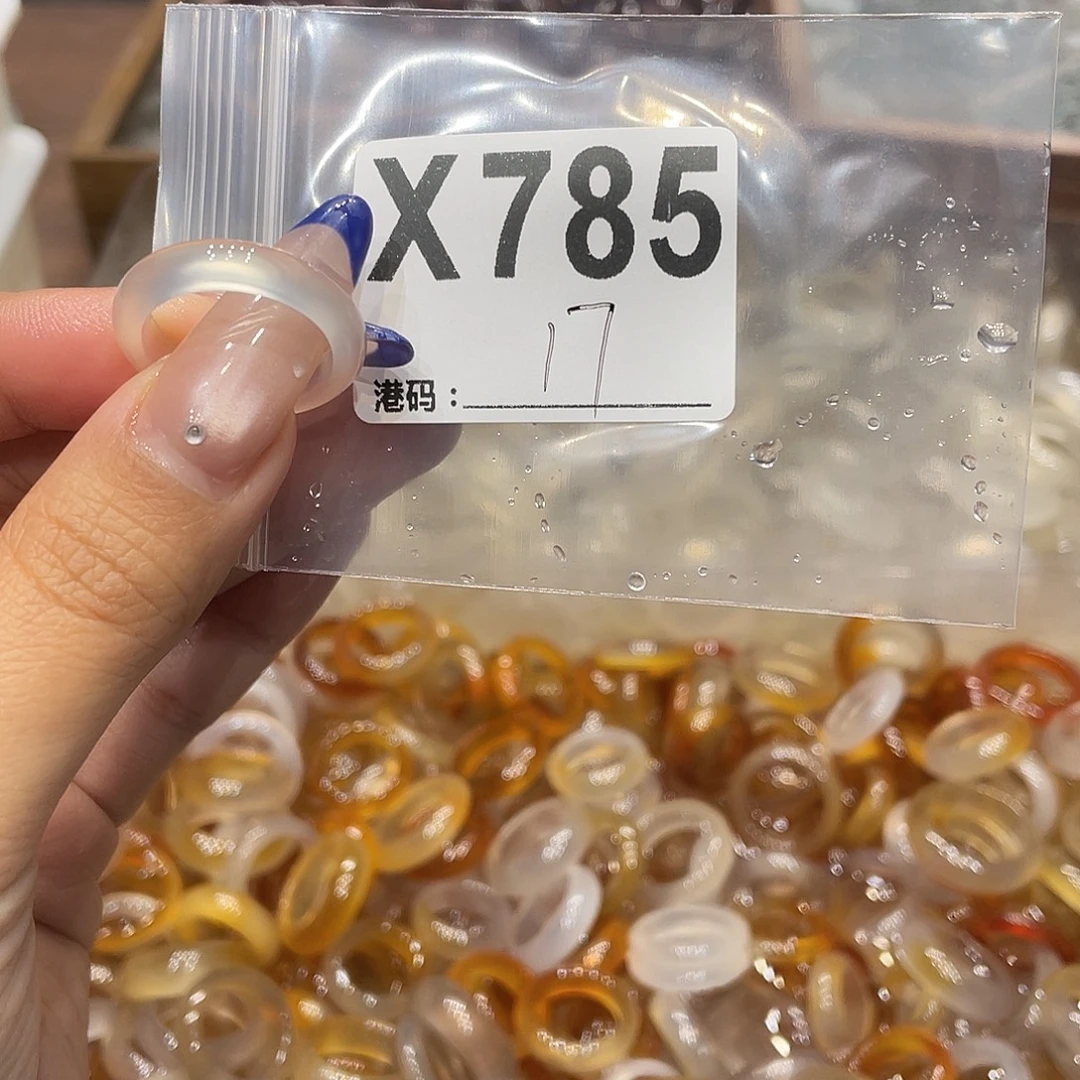 玛瑙/玉髓未镶嵌戒指785