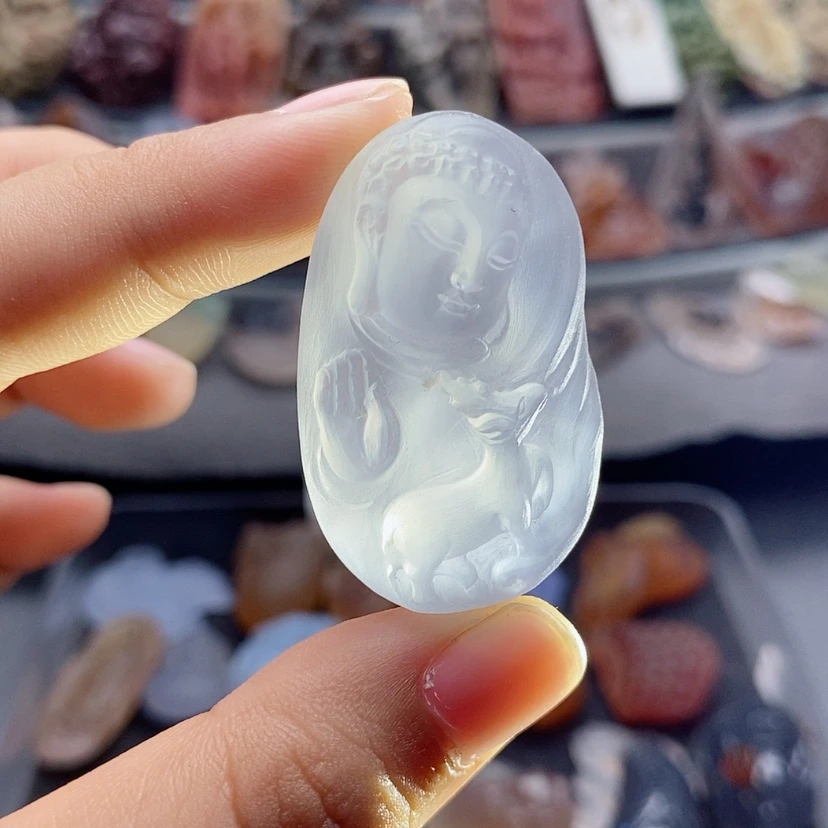 【闪购商品】未镶嵌吊坠定制玛瑙