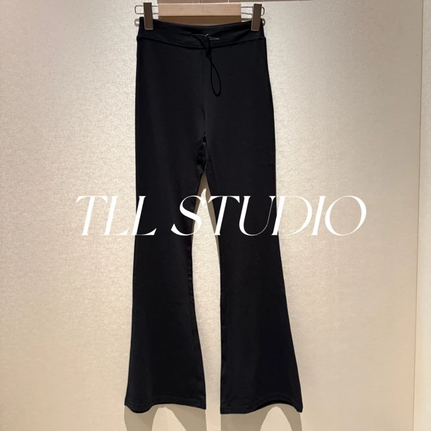 ALIN 25早春新款 薄款 辣妹 弹力 修身 显瘦 喇叭裤