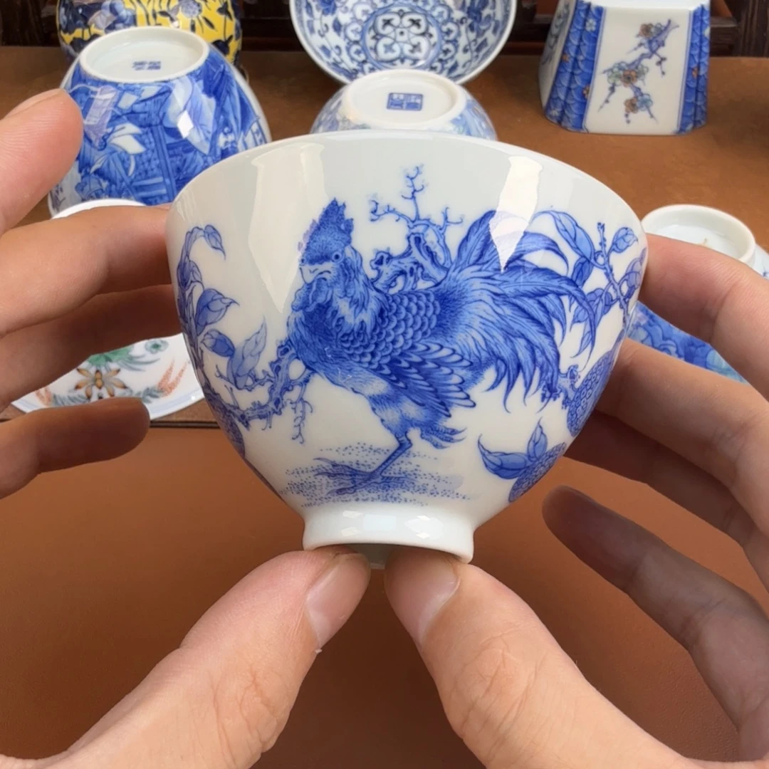 醉***墨摆件景德镇瓷器精品