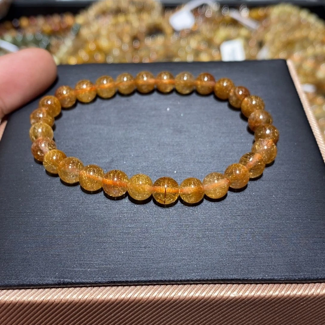 未镶嵌手串发晶铜发晶手链