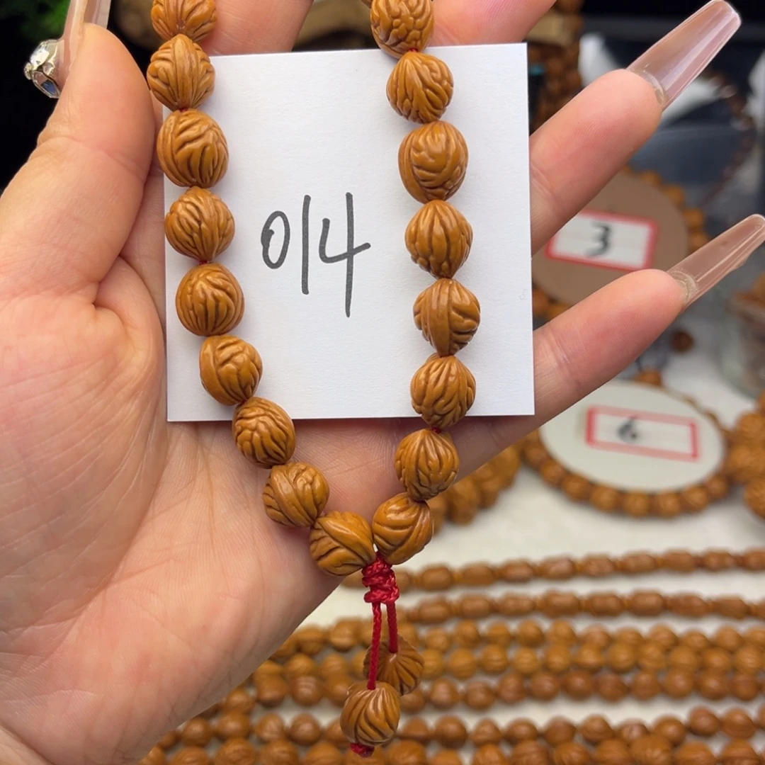 手串桃核小金豆手持