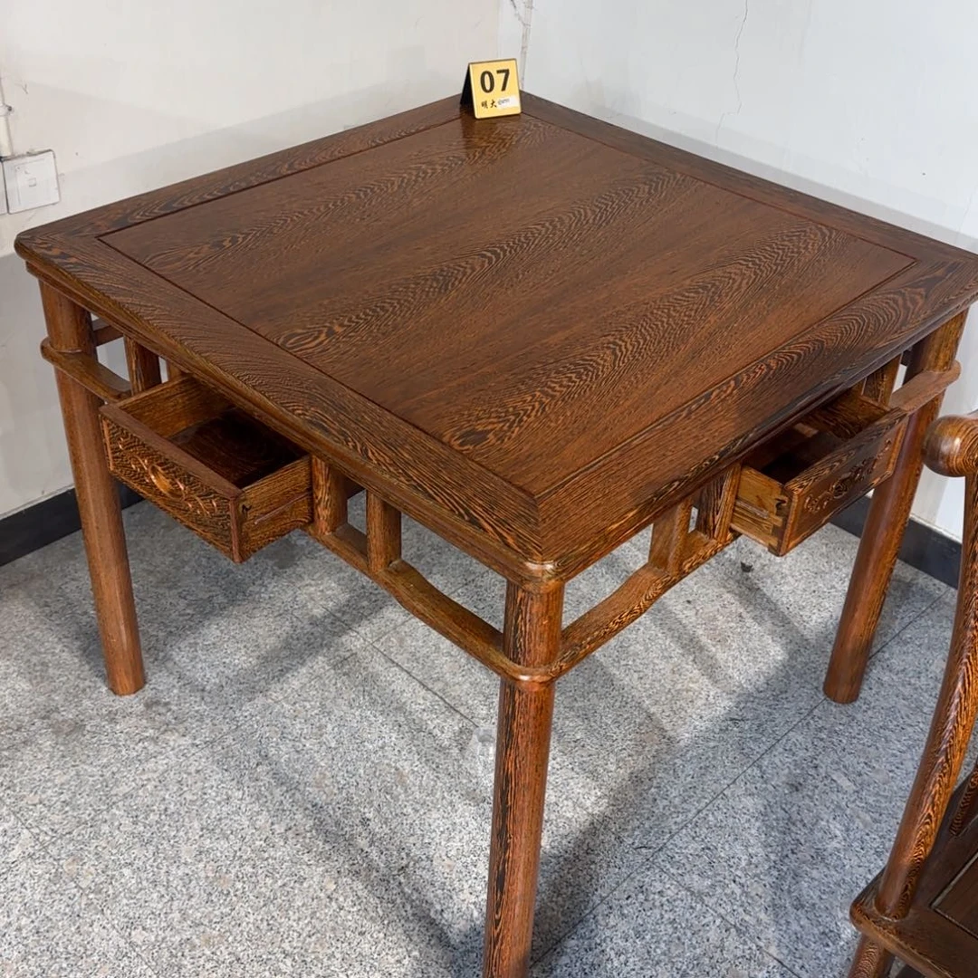 疾***风鸡翅木类成套家具88乘88高78单桌