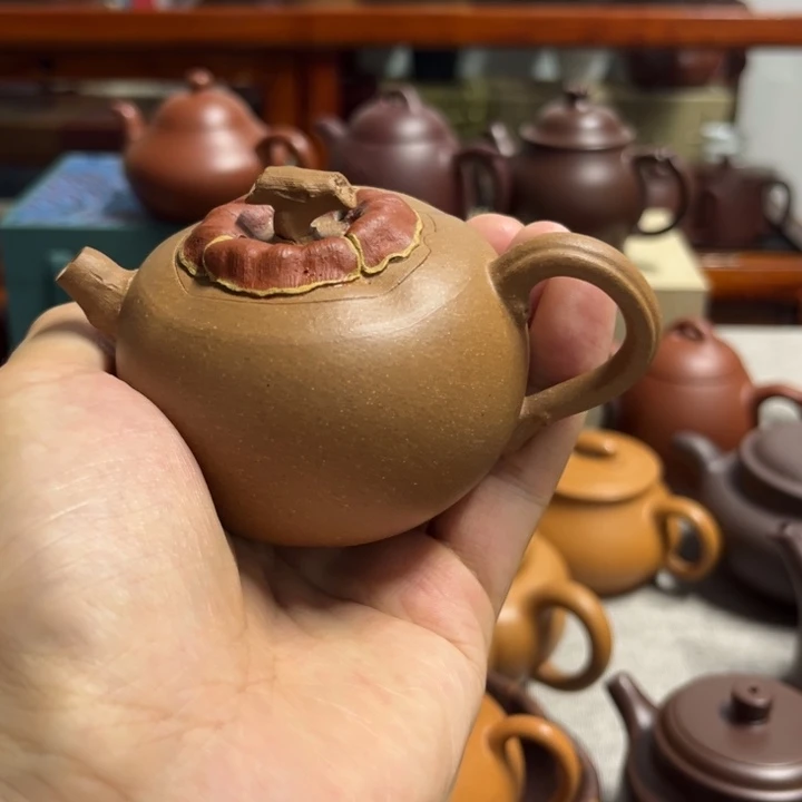 无***人茶杯紫砂紫砂壶柿柿如意