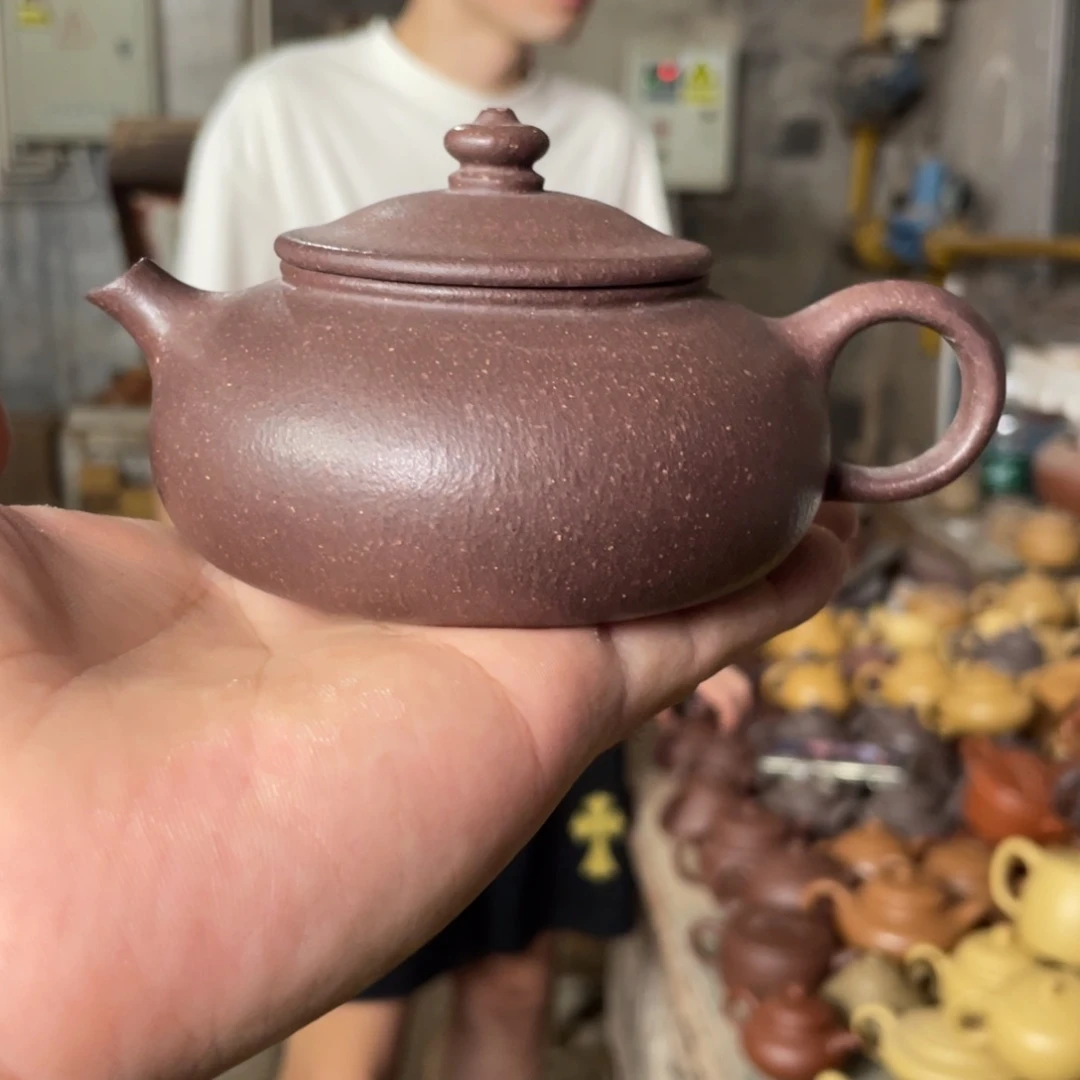 茶壶紫砂CZP。 大水潭天青泥。 寒江。 160CC