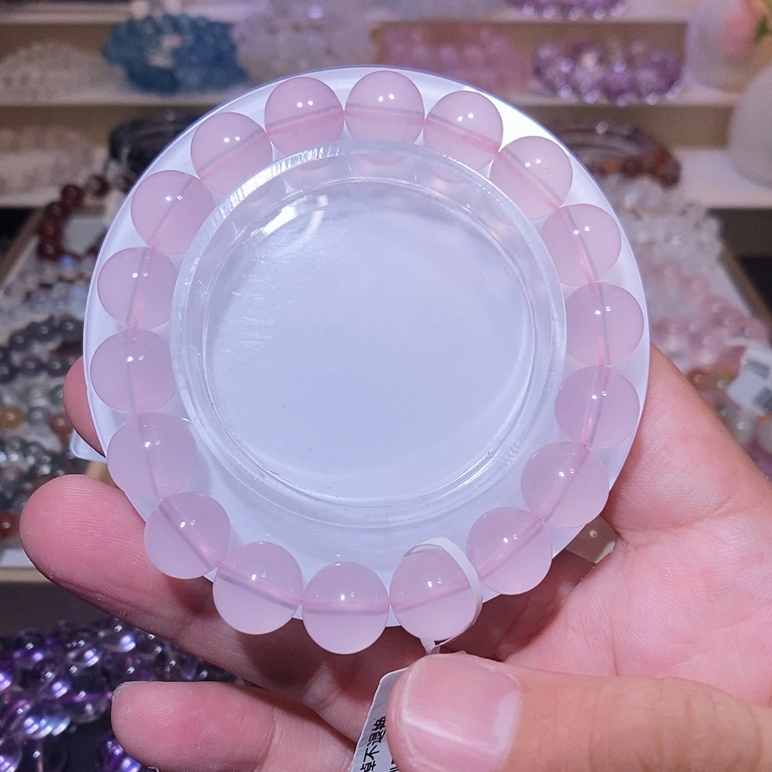 未镶嵌水晶手链马粉全净体10mm