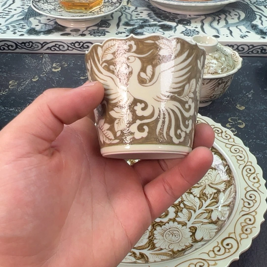 陶景德镇手工手绘陶瓷