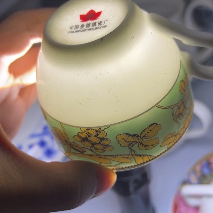 红叶咖啡杯陶瓷一个