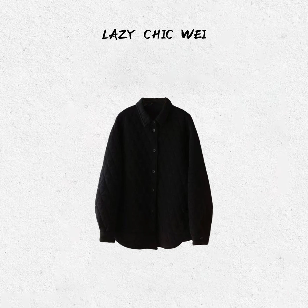 WEI “小夹袄”100棉填充极简可内搭棉服2505SSW5767
