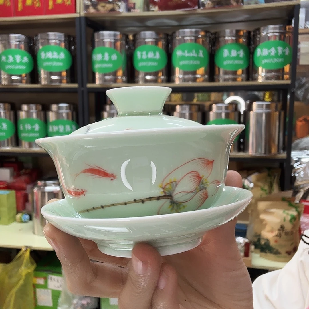 镜***清盖碗茶具盖碗茶具