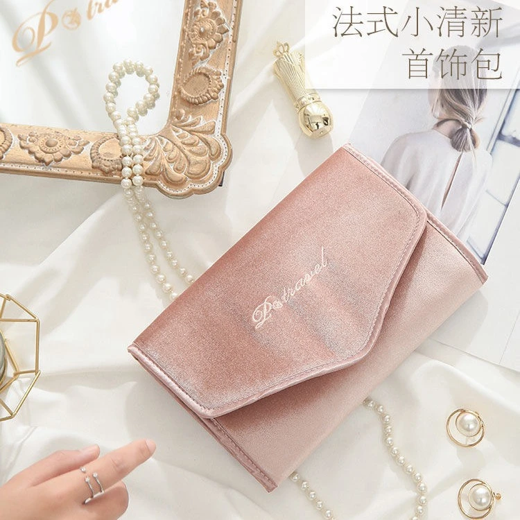 现货爆款首饰饰品收纳包高级感手拿包戒指项链耳钉耳环旅行饰品包