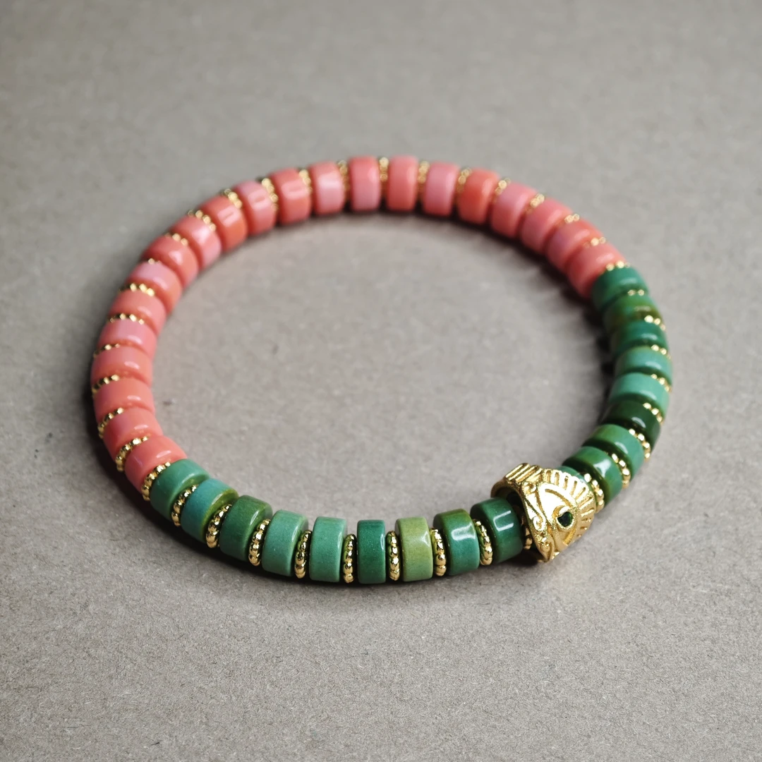 L002-【福满满珠宝】深海阿卡设计款手链拼色手串-多样性发其一