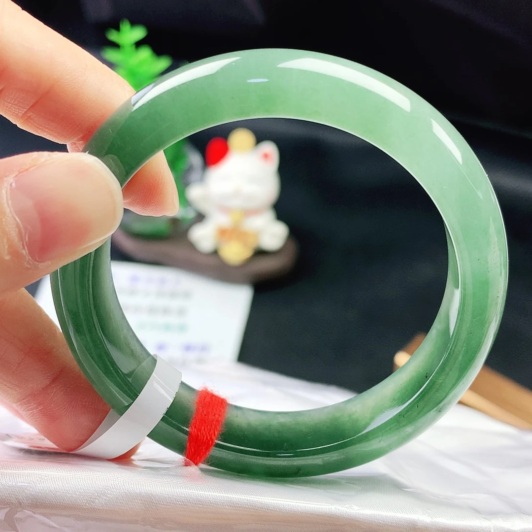 未镶嵌手镯翡翠54圈