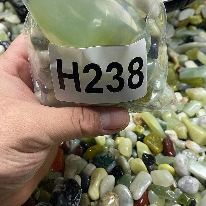 岫玉鱼缸石未镶嵌