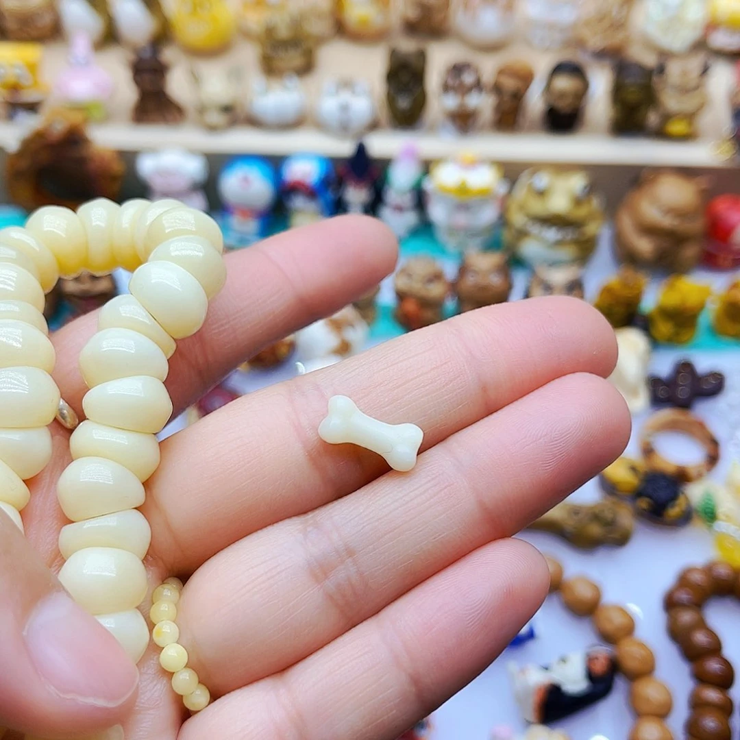 鹿骨摆件手工雕刻配饰