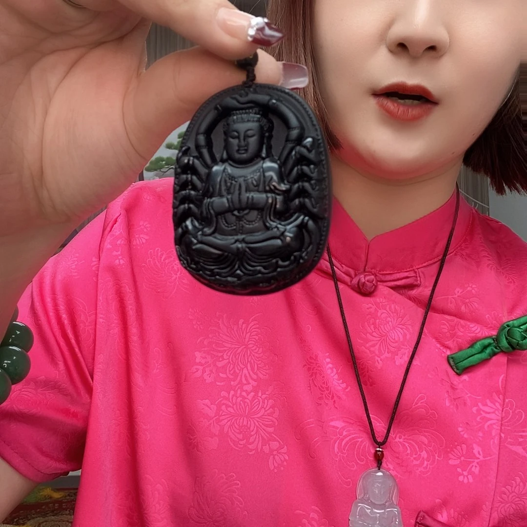 黑曜岩颈饰未镶嵌