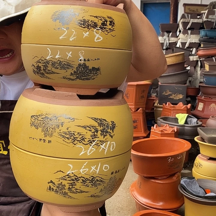 紫砂花盆宜兴紫砂