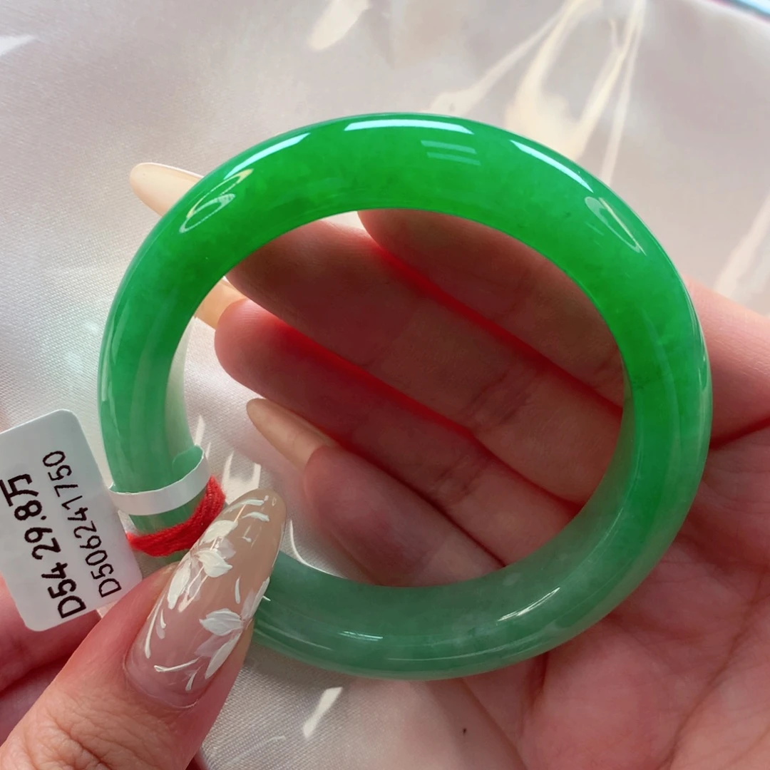 翡翠手镯未镶嵌木**夕尾款85