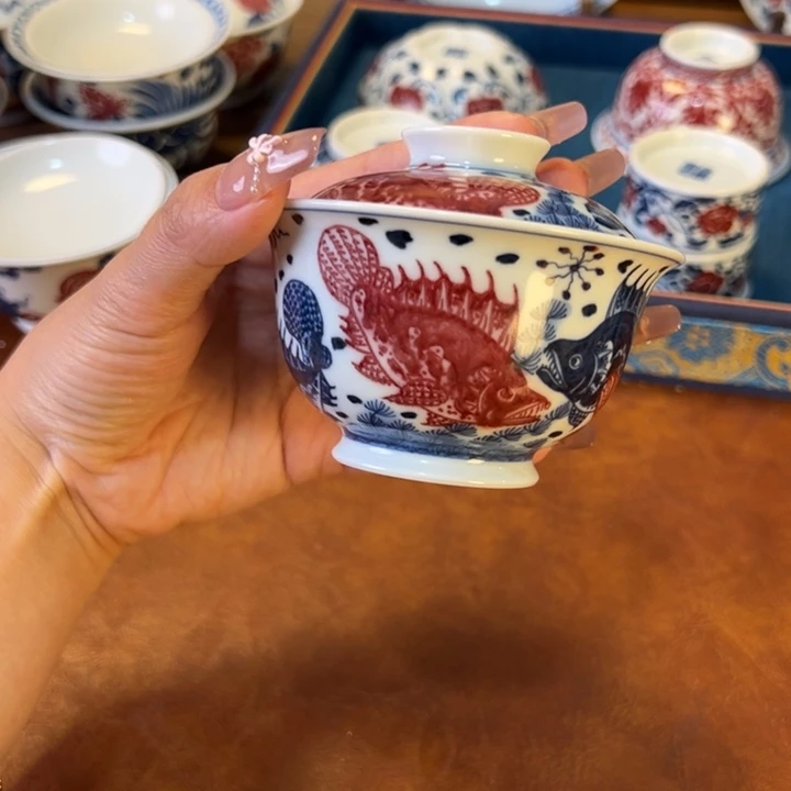 瓷片景德镇陶瓷手工手绘