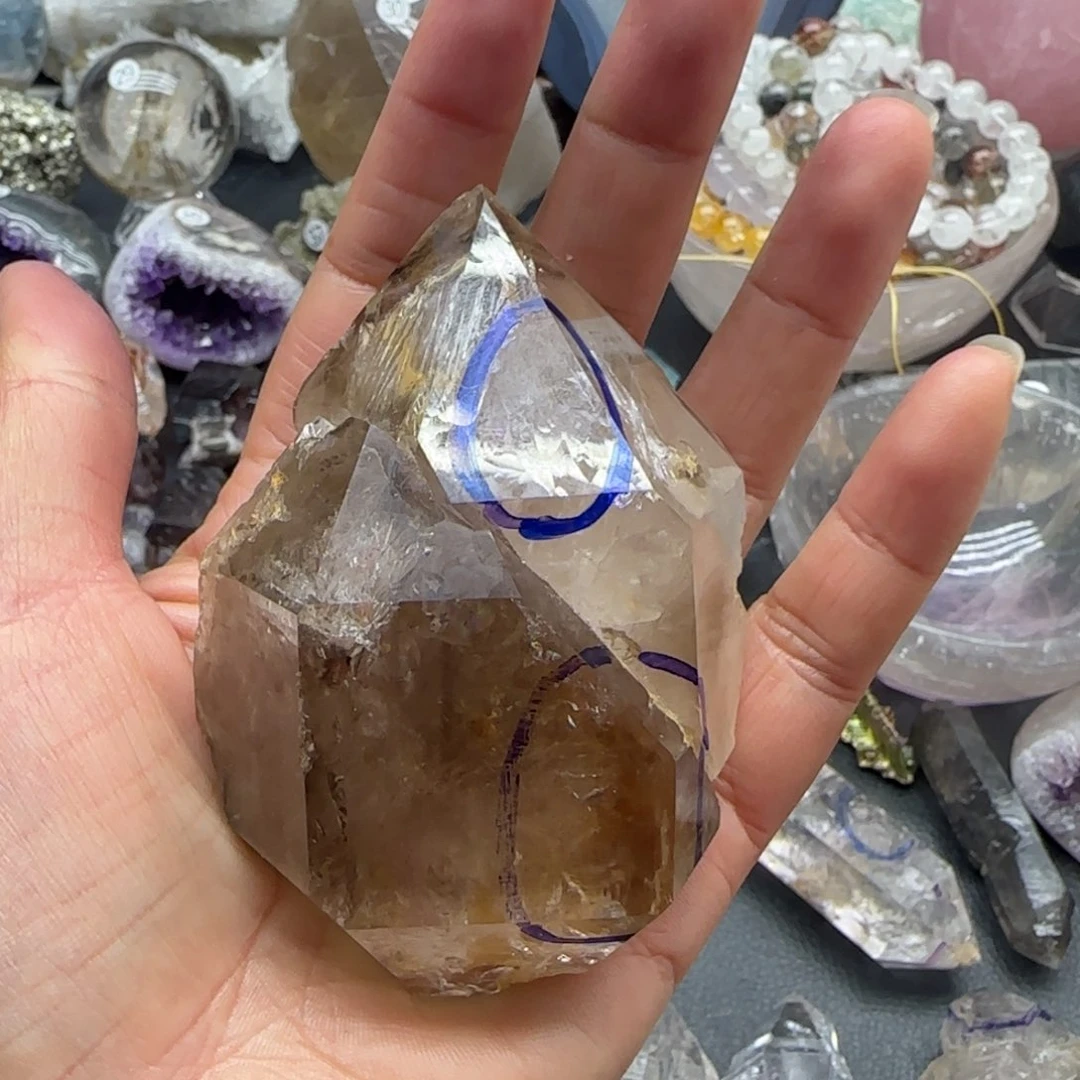 水晶水晶摆件10未镶嵌岚****ฅ
