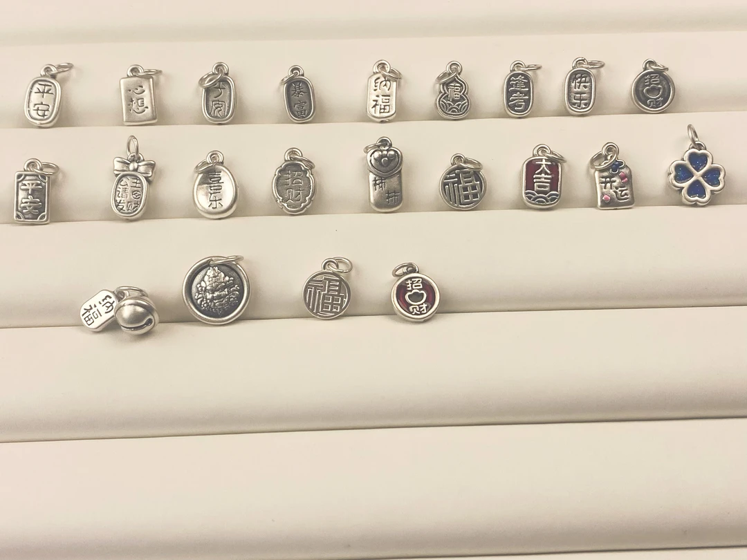 足银手链 手编绳手链足银DIY