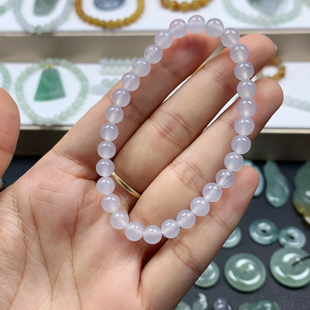 翡翠未镶嵌颈饰手串