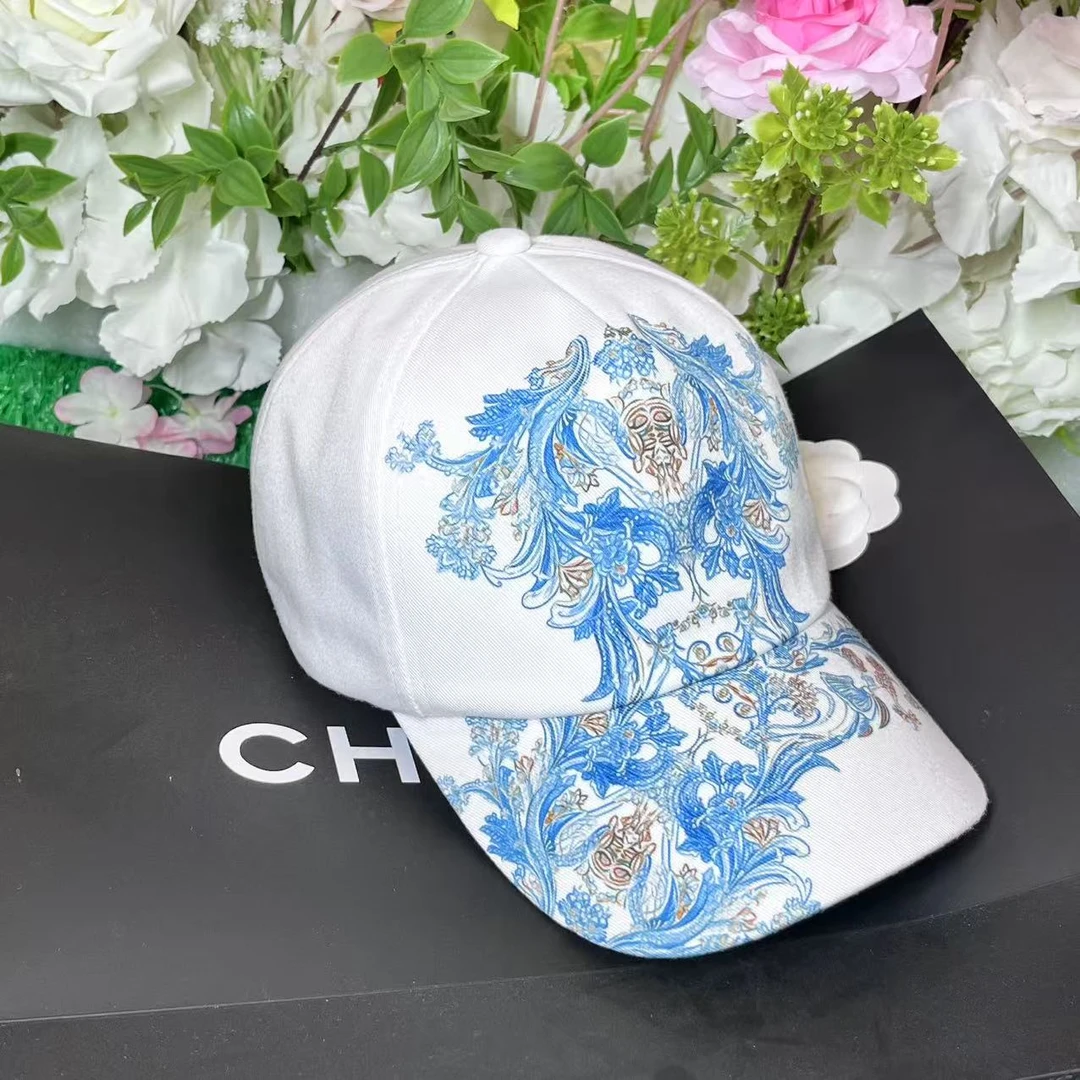 【TT】鲜花棒球帽帽子印花帽子鸭舌帽潮牌时尚韩版百搭251902