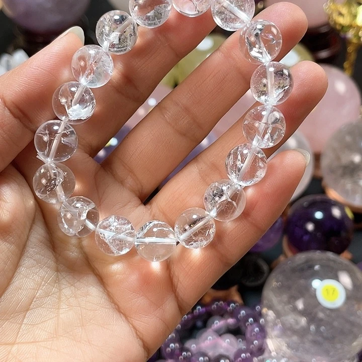 紫晶手链银S925镶嵌水晶手链A163