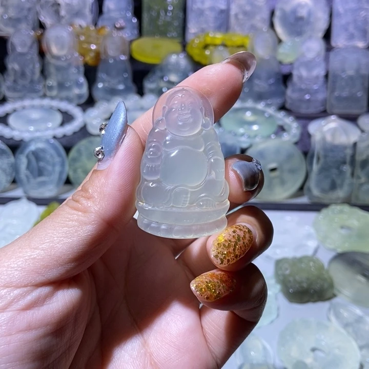 岫玉未镶嵌吊坠吊坠