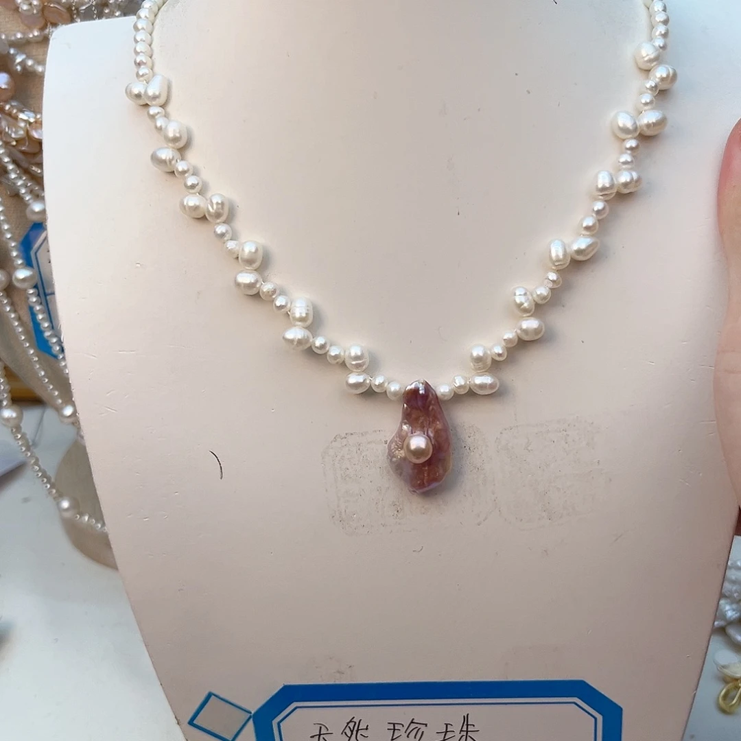 颈饰未镶嵌淡水珍珠
