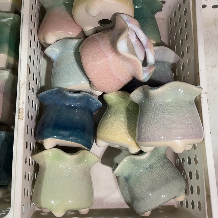 红陶量货！口高深浅发6