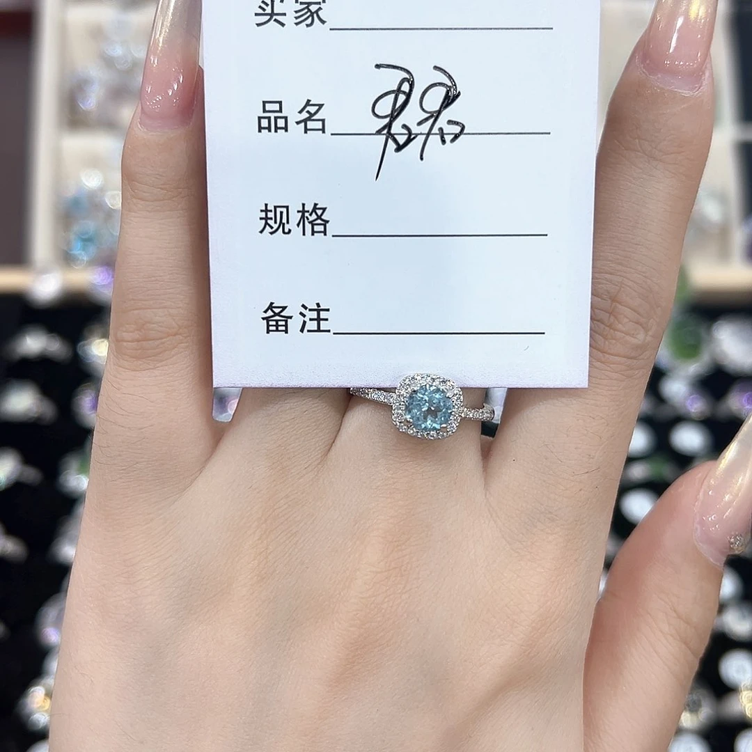 紫晶戒指银S925镶嵌君*?戒指