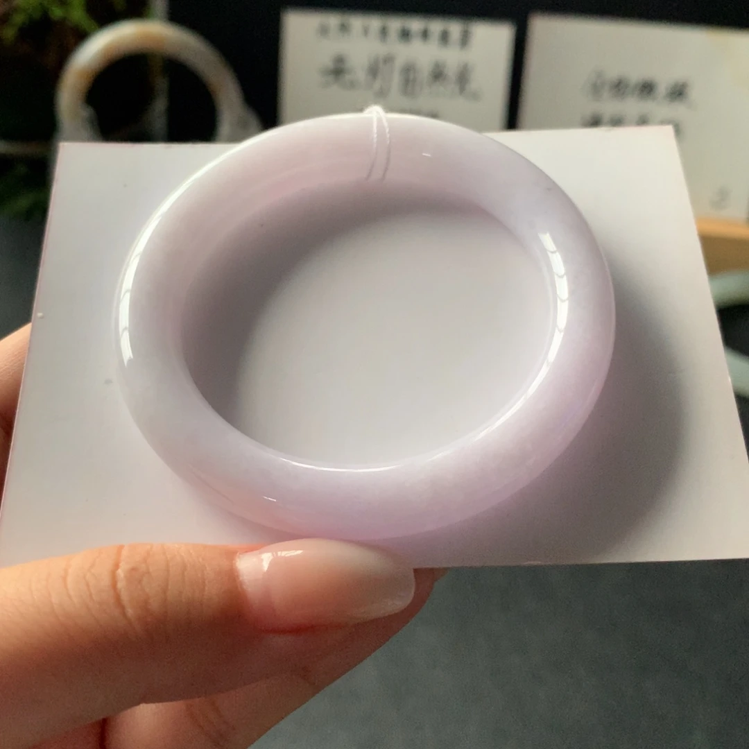 翡翠未镶嵌手镯51号49-9.1-8.9