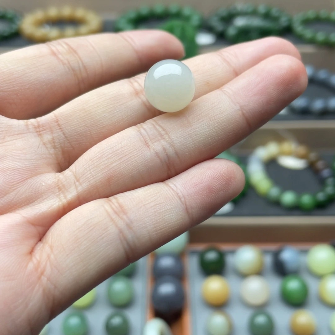 和田玉未镶嵌手链12