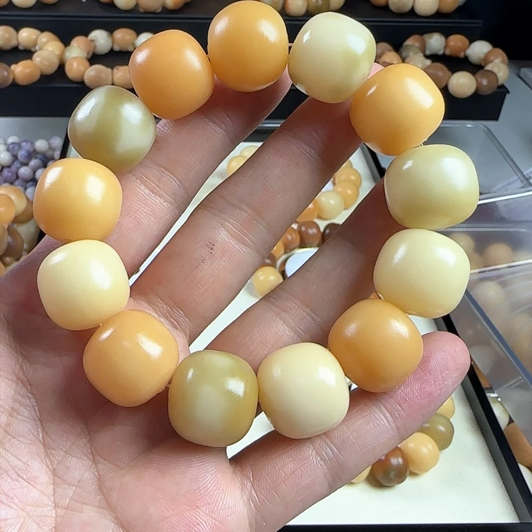 菩提根/象牙果手串龙*瑕疵卡18手串一条