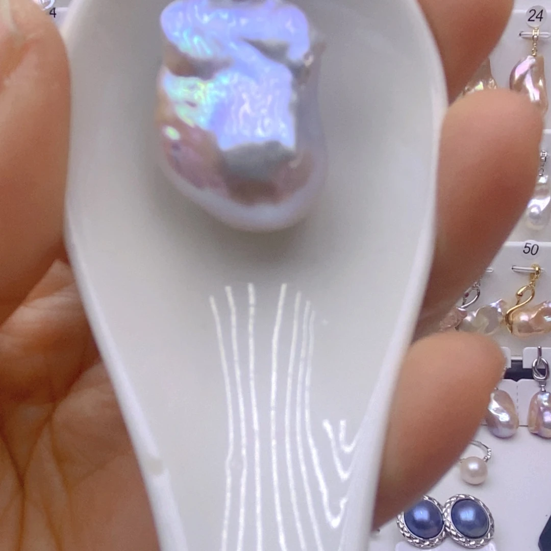 银S925镶嵌颈饰淡水珍珠