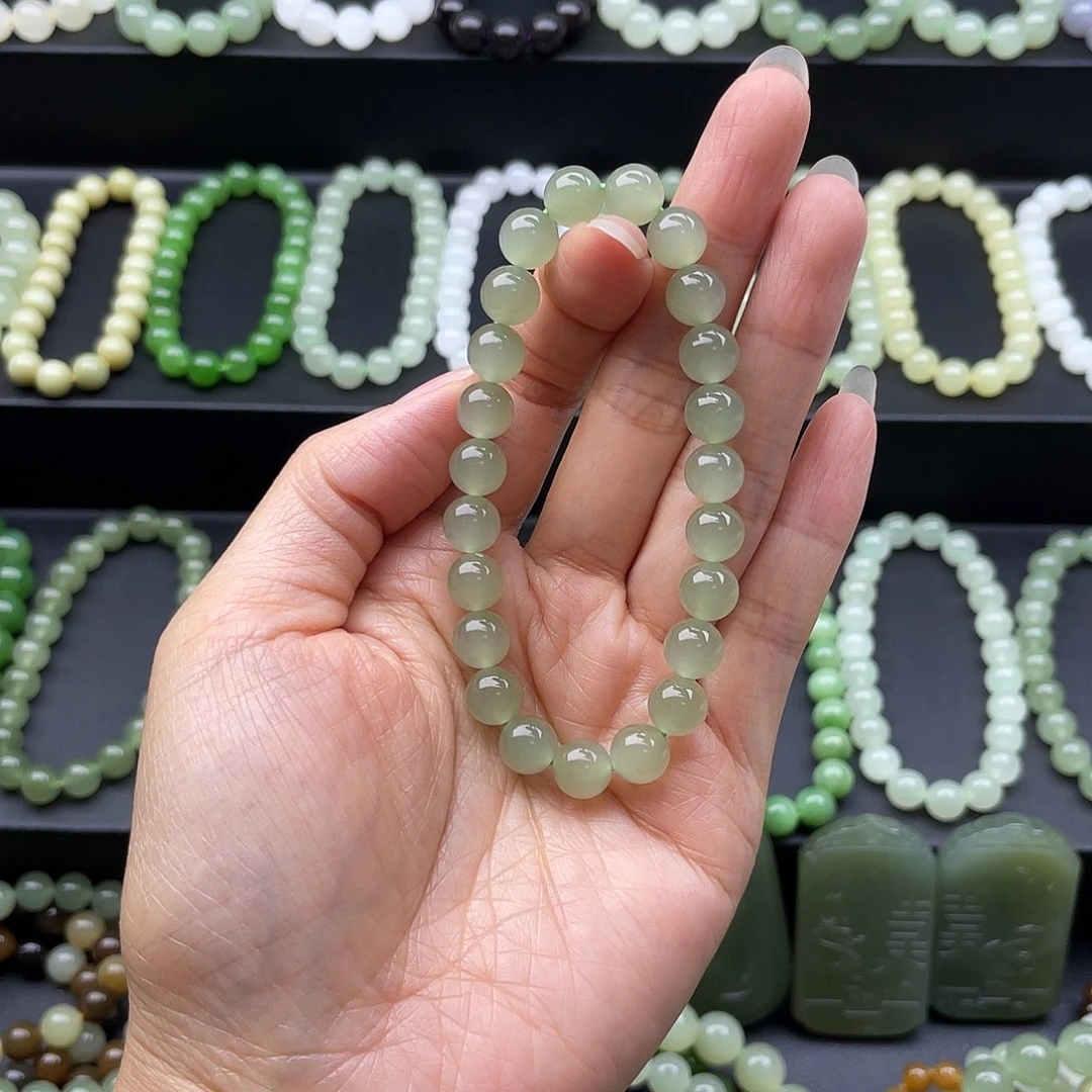 和田玉未镶嵌手链