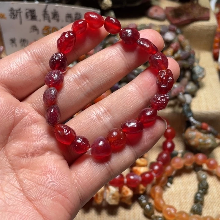 玛瑙/玉髓合金手链