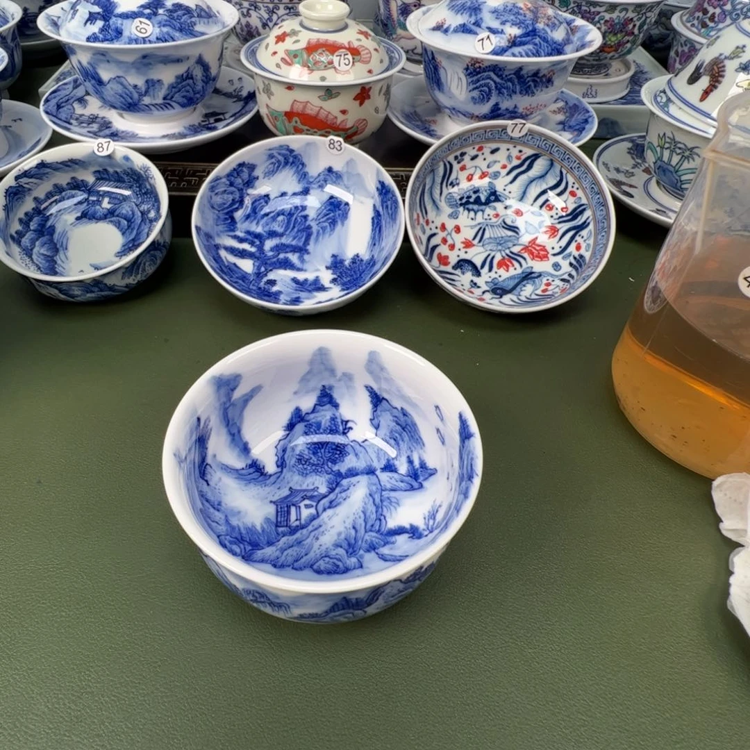 景德镇纯手工纯手绘茶具木木84