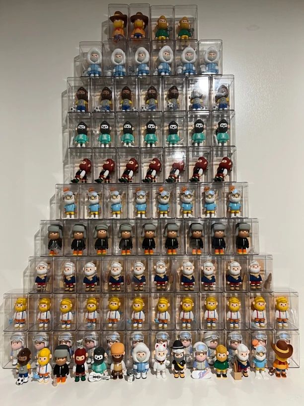 (直播间专属)老玩家潮玩手办玩具摆件明盒labubu马卡龙